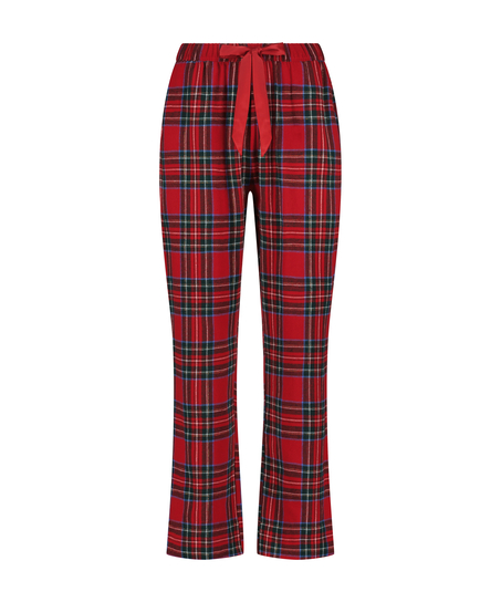 Pyjamabroek Flannel, Rood