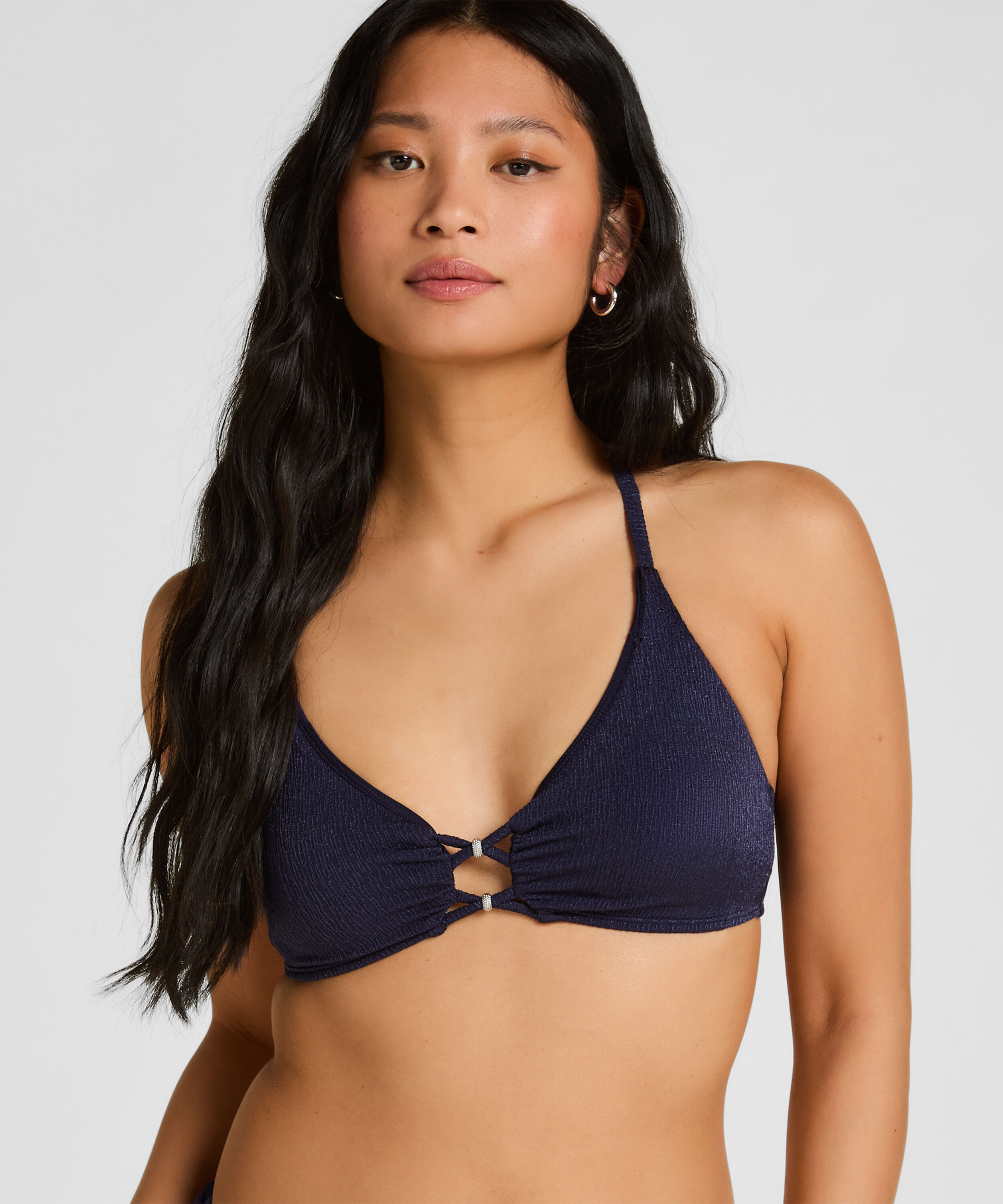 Hoog Uitgesneden Bikinibroekje Sorento, Blauw