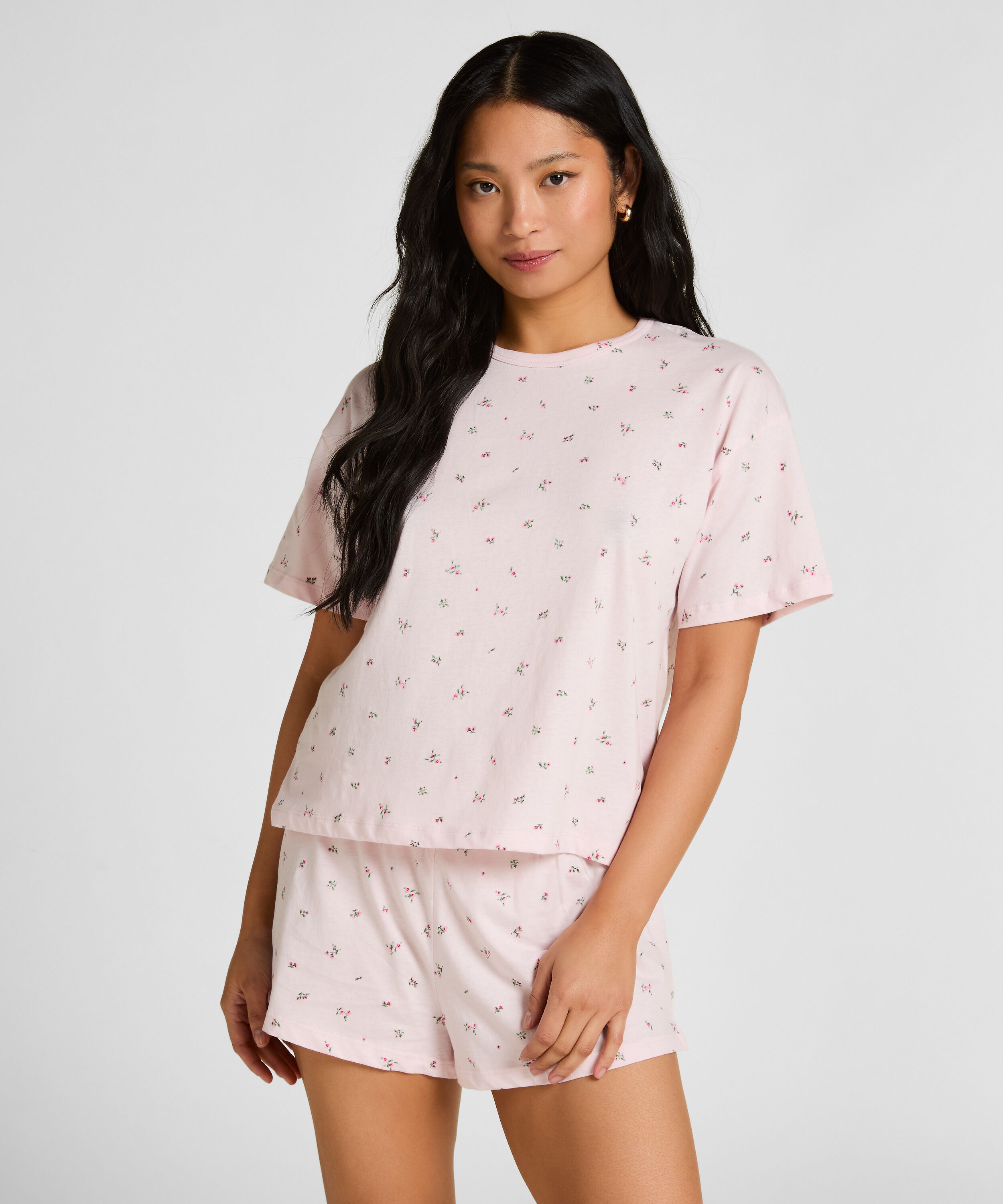 Pyjama set katoen, Roze