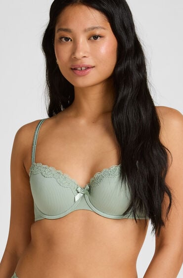 Hunkem&ouml;ller Voorgevormde beugel bh Lola Groen