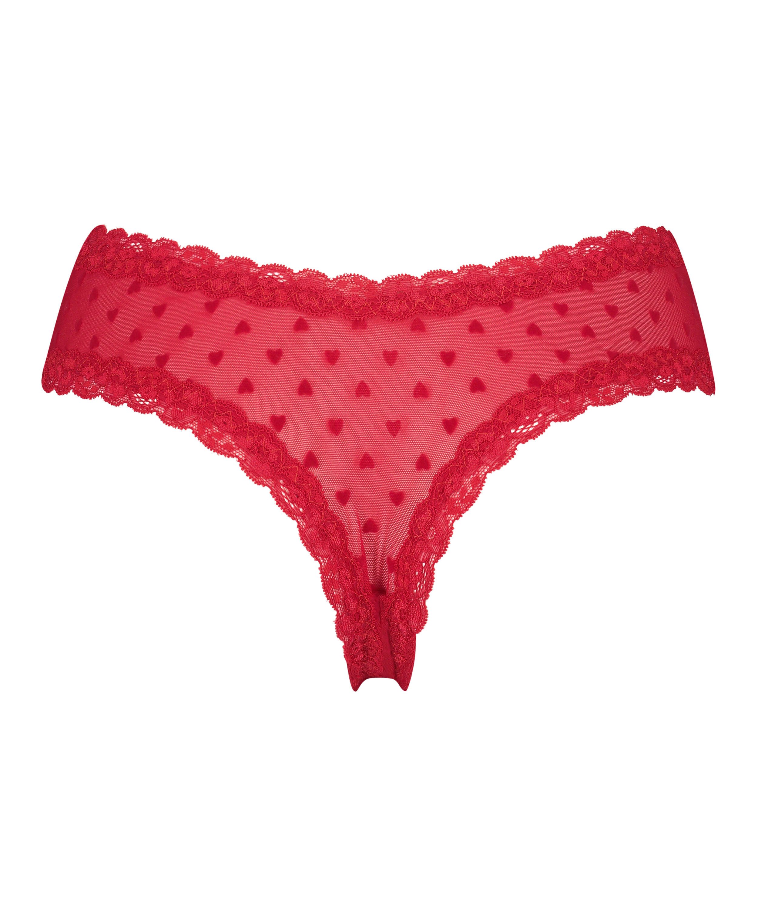 V-shape brazilian Flock Heart, Rood, main
