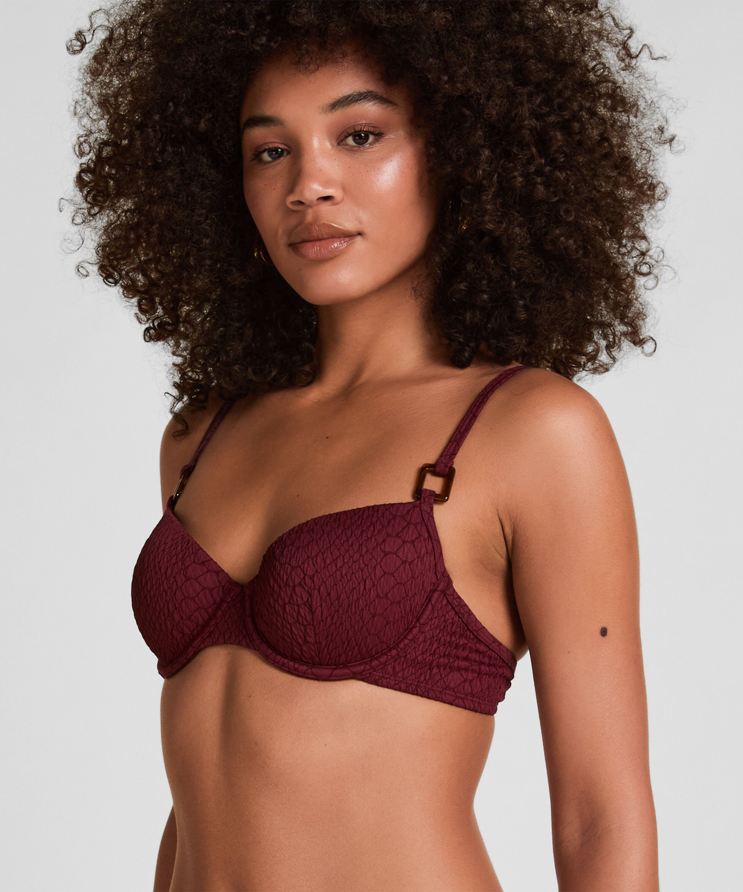 Voorgevormde Beugel Bikinitop Aruba, Paars