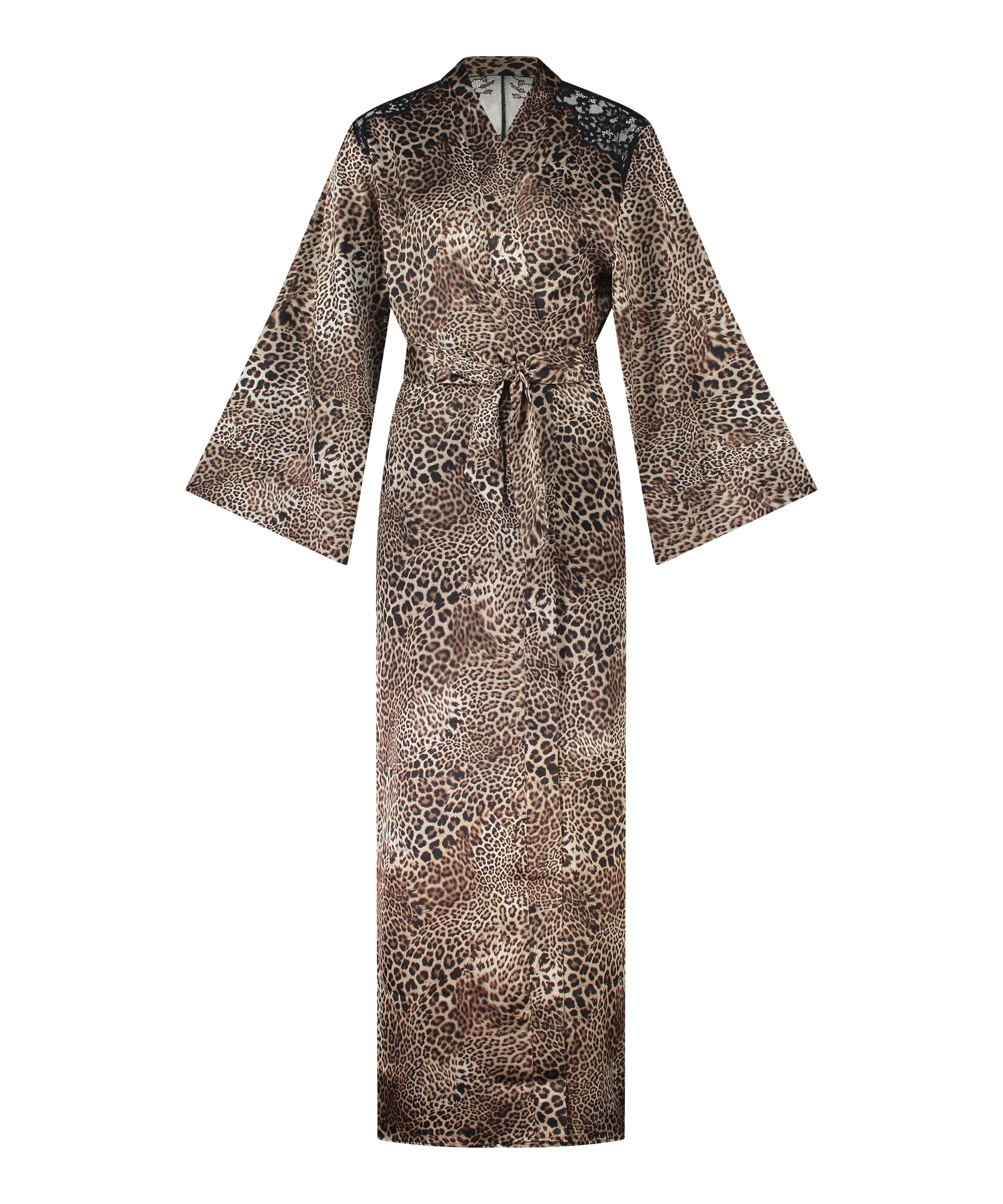 Kimono Leo Maya, Zwart, main