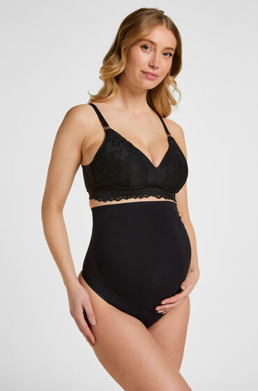 Hunkemöller Naadloze Zwangerschaps String Zwart