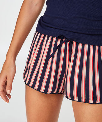 Pyjama short Woven, Roze