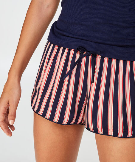 Pyjama short Woven, Roze