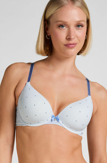 Hunkemöller Voorgevormde beugel bh Plunge Blauw