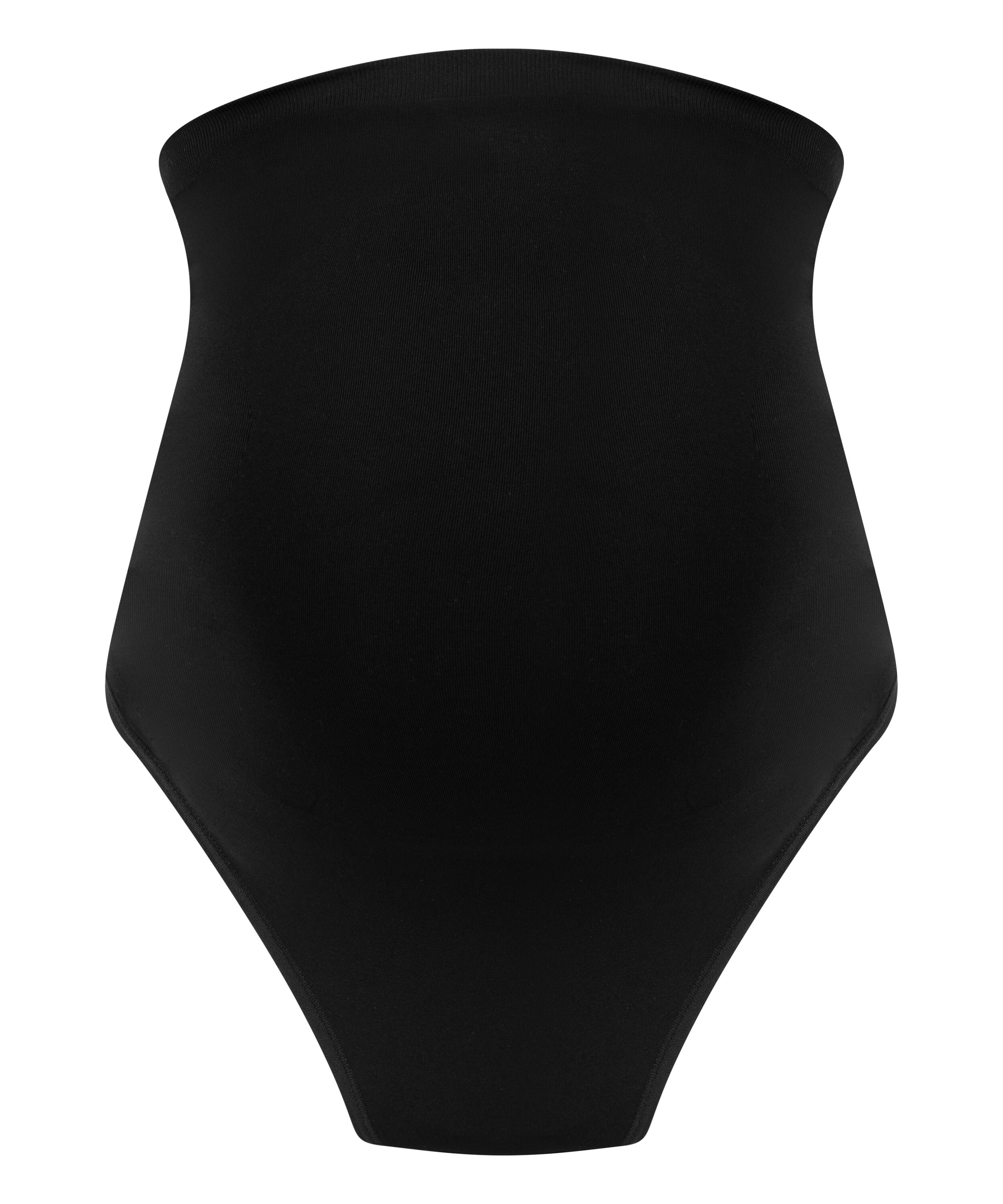 Naadloze Zwangerschaps String, Zwart