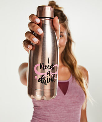 I need a Drink thermosfles, Roze