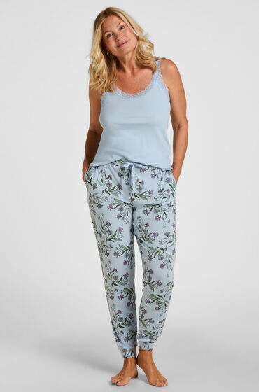 Hunkemöller Pyjama broek Jersey Blauw