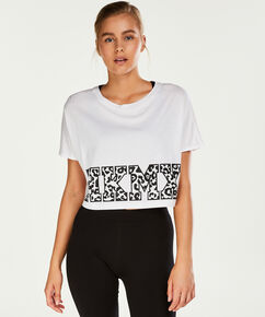 HKMX loose fit croptop, Wit