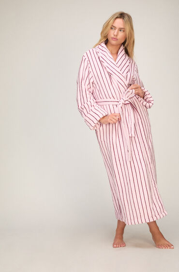 Hunkemöller Badjas van zachte fleece Roze