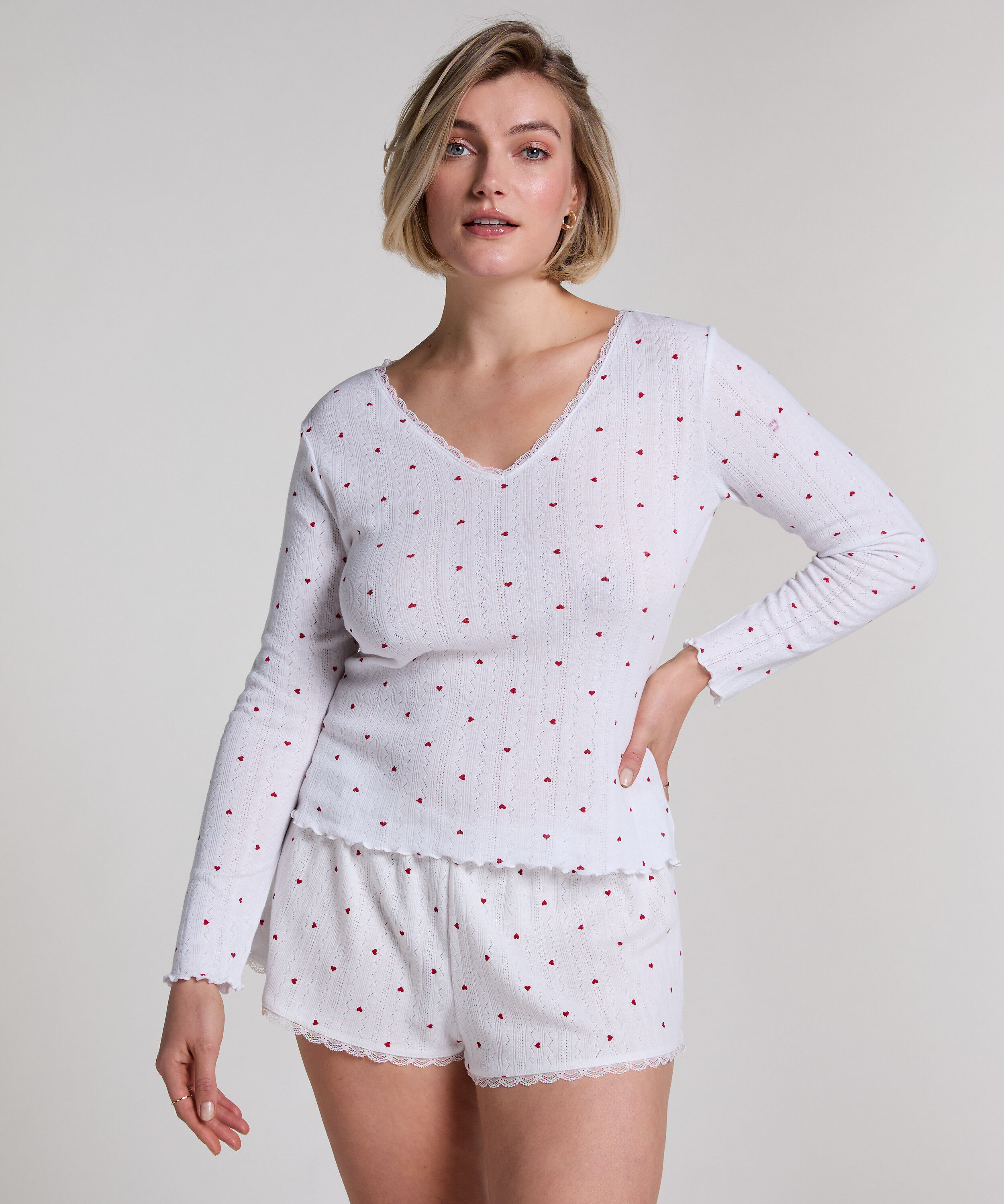 Pyjama top Pointelle