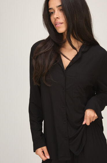 Hunkemöller Jacket Jersey Essential Zwart