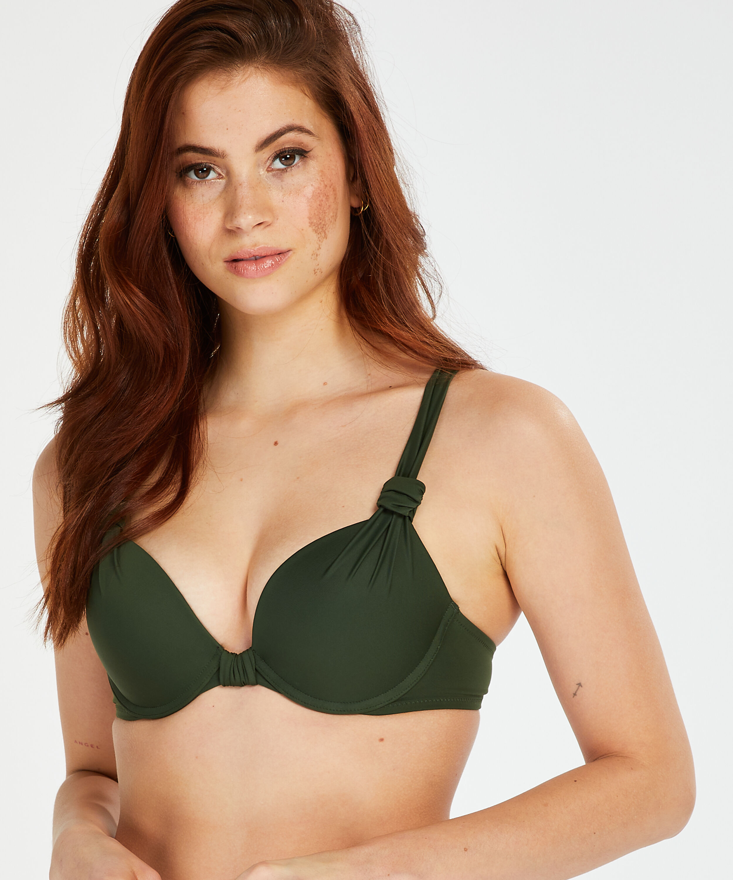 Push-up bikinitop Luxe Cup A - E, Groen