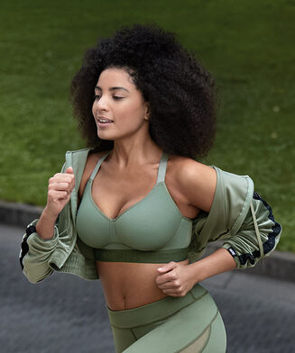 HKMX The All Star sport bh Level 2, Groen