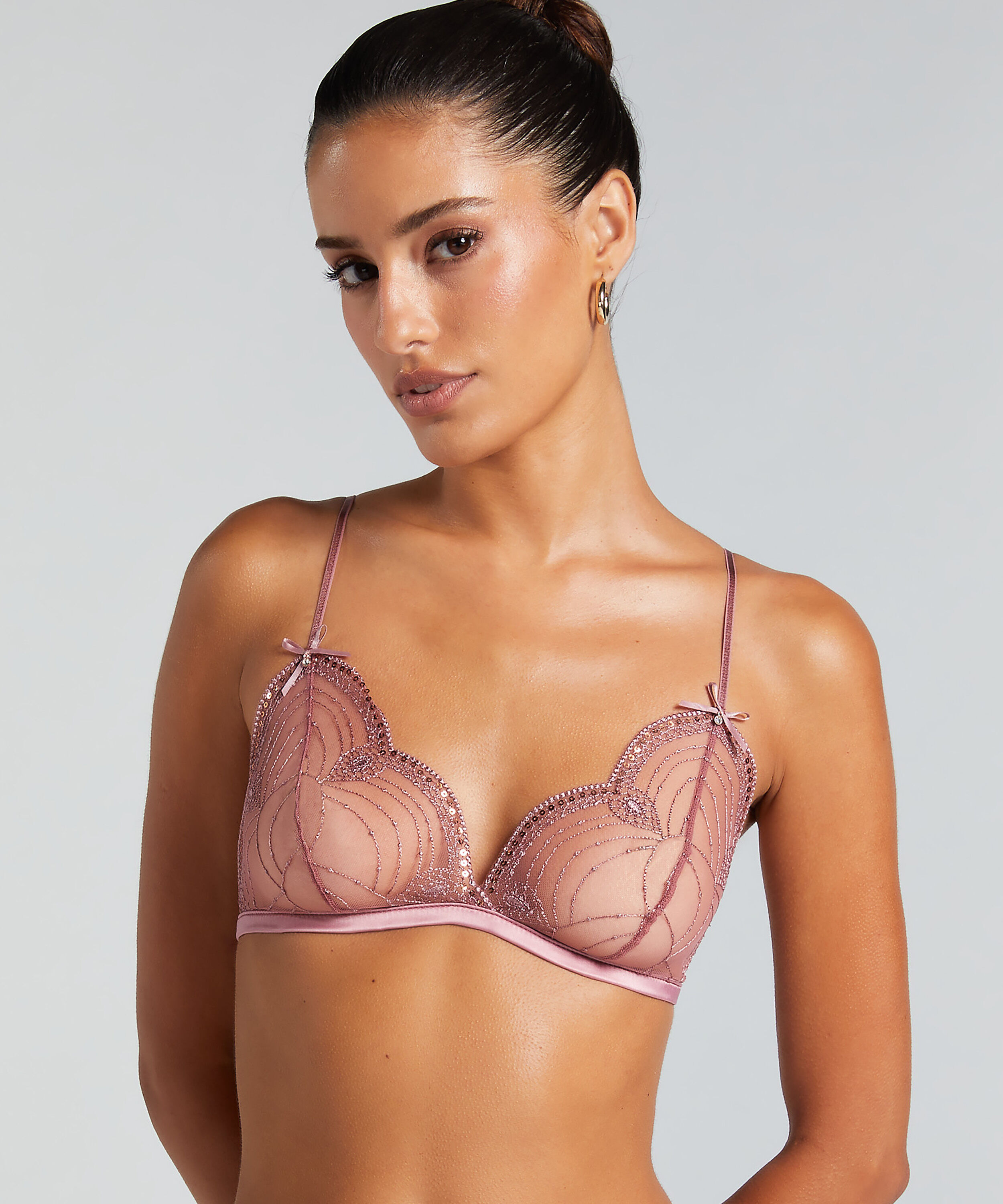 Bralette Ruby, Roze Bralette Ruby, Roze
