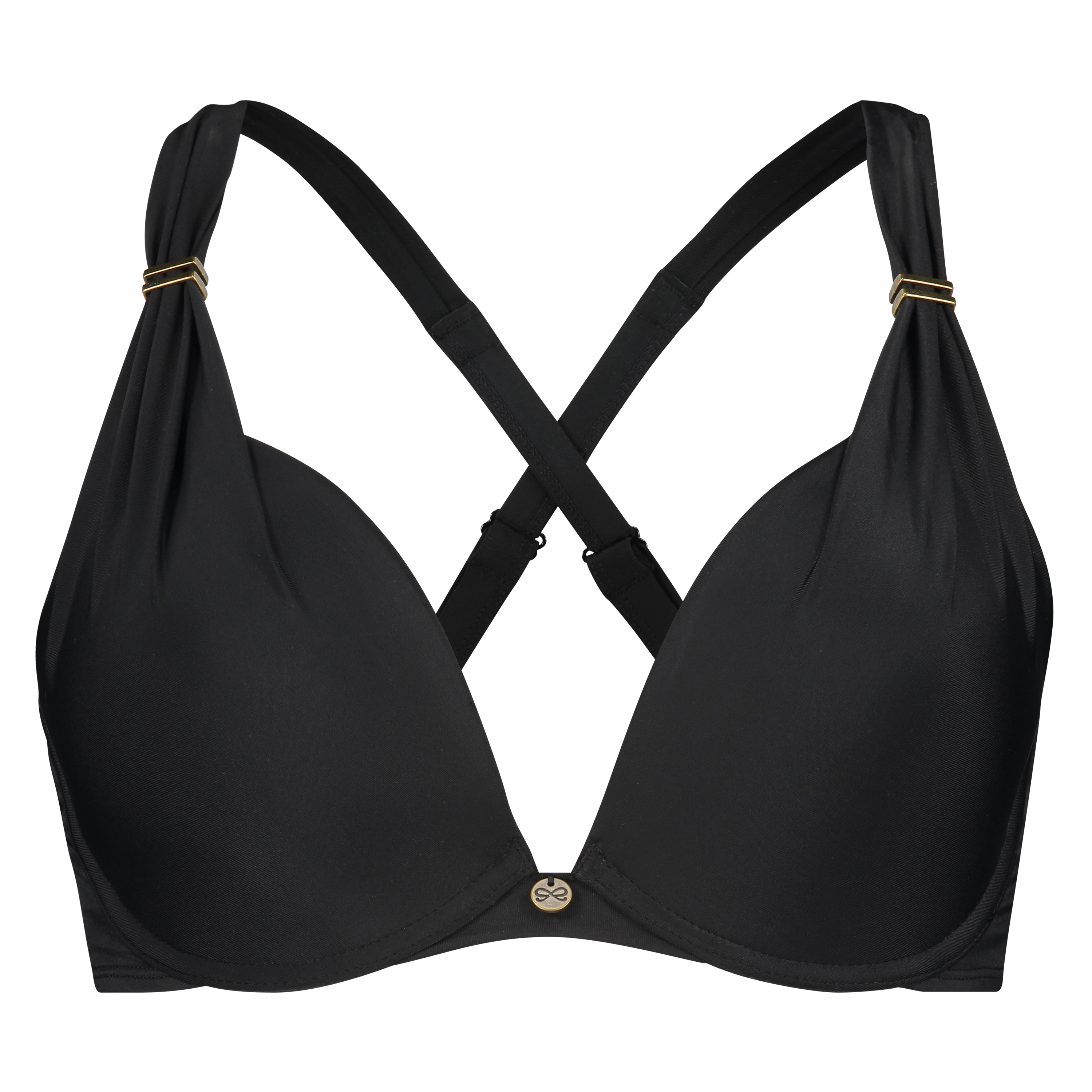 Voorgevormde beugel bikini top Sunset Dreams Cup E +, Zwart, main
