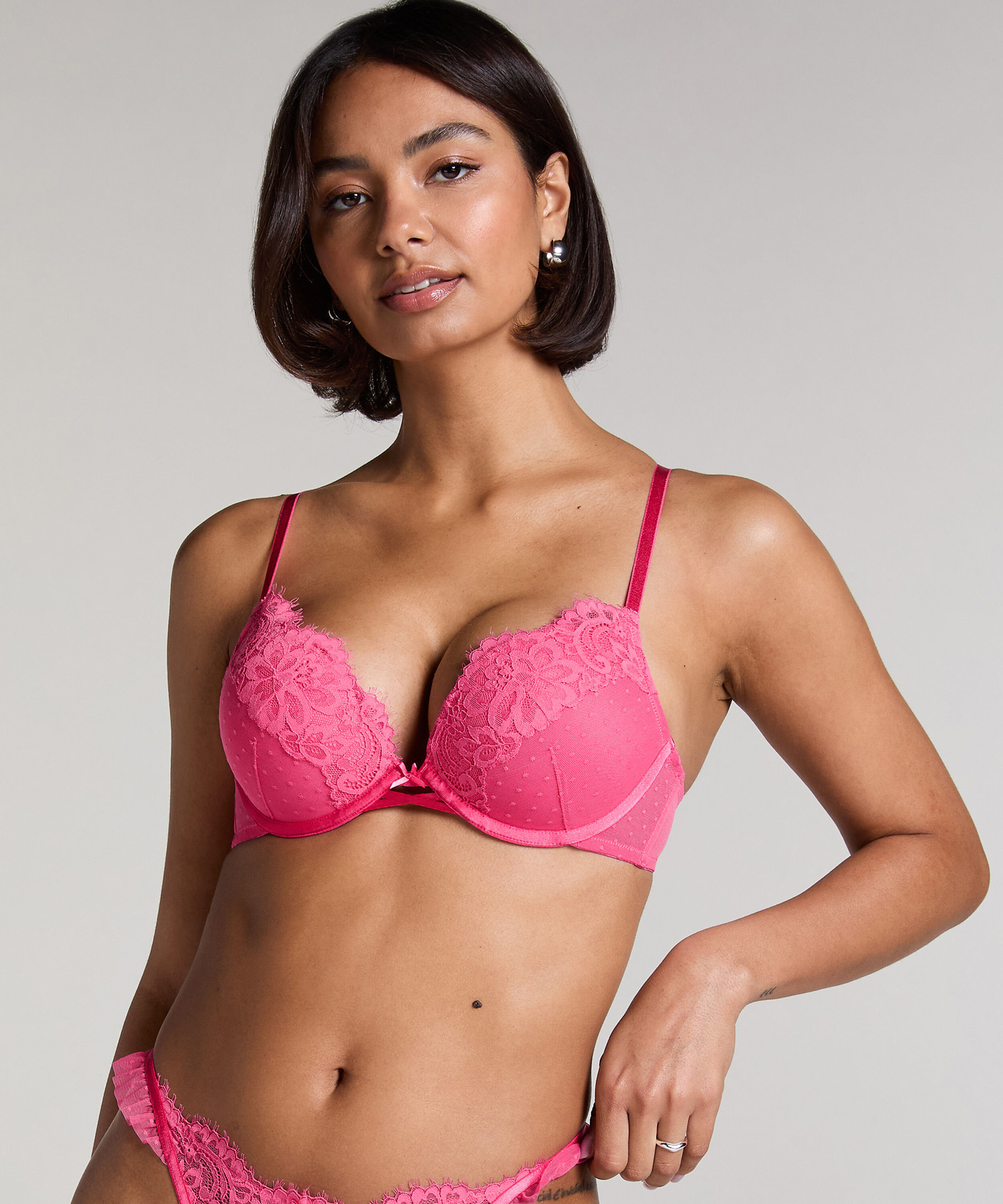 Voorgevormde maximizer beugel bh Harmony, Roze