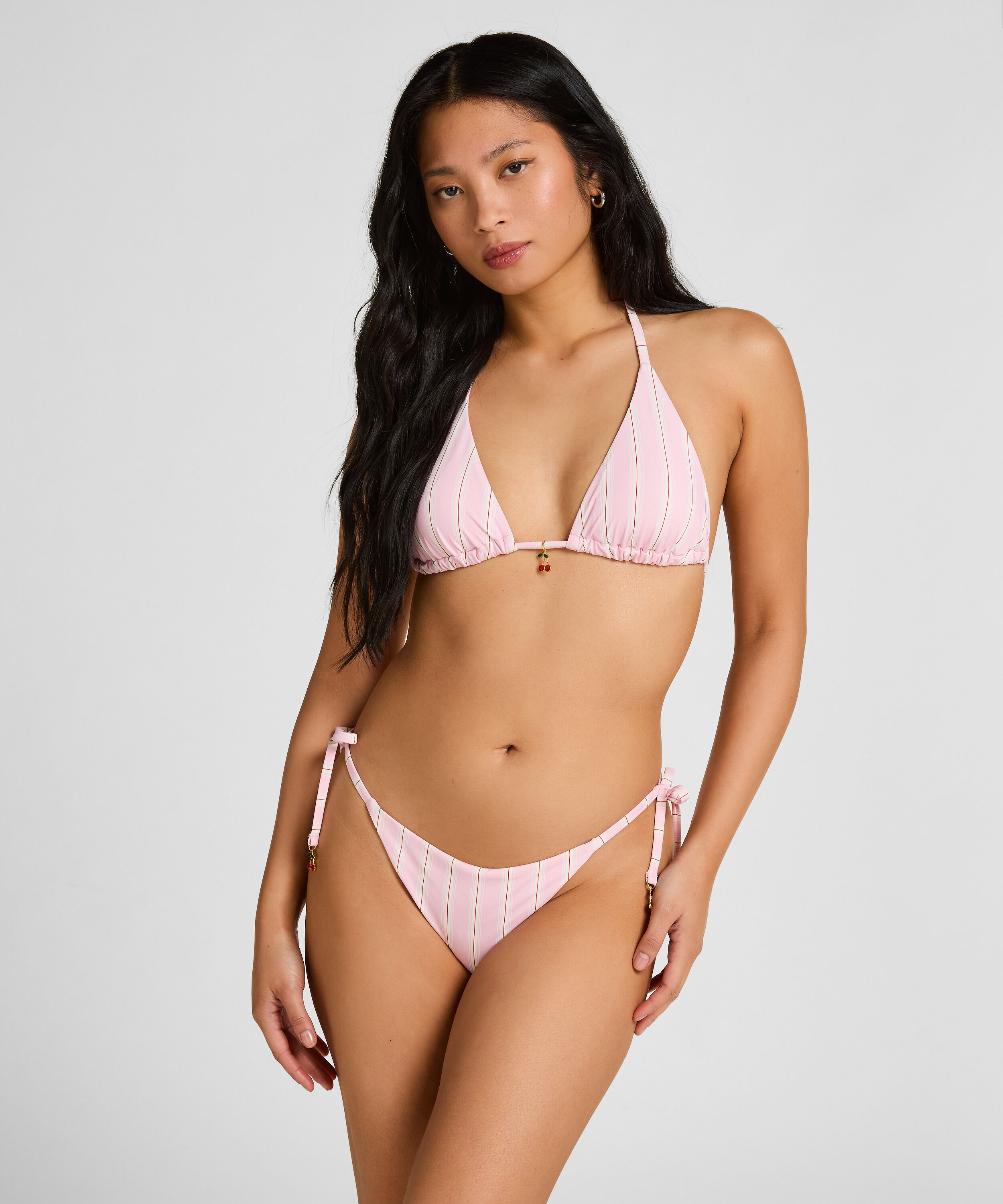 Hoog Uitgesneden Bikinibroekje Corfu, Roze