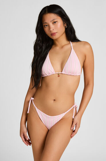 Hunkemöller Hoog Uitgesneden Bikinibroekje Corfu Roze