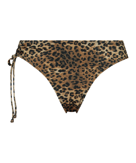 Bikinibroekje Leopard, Bruin