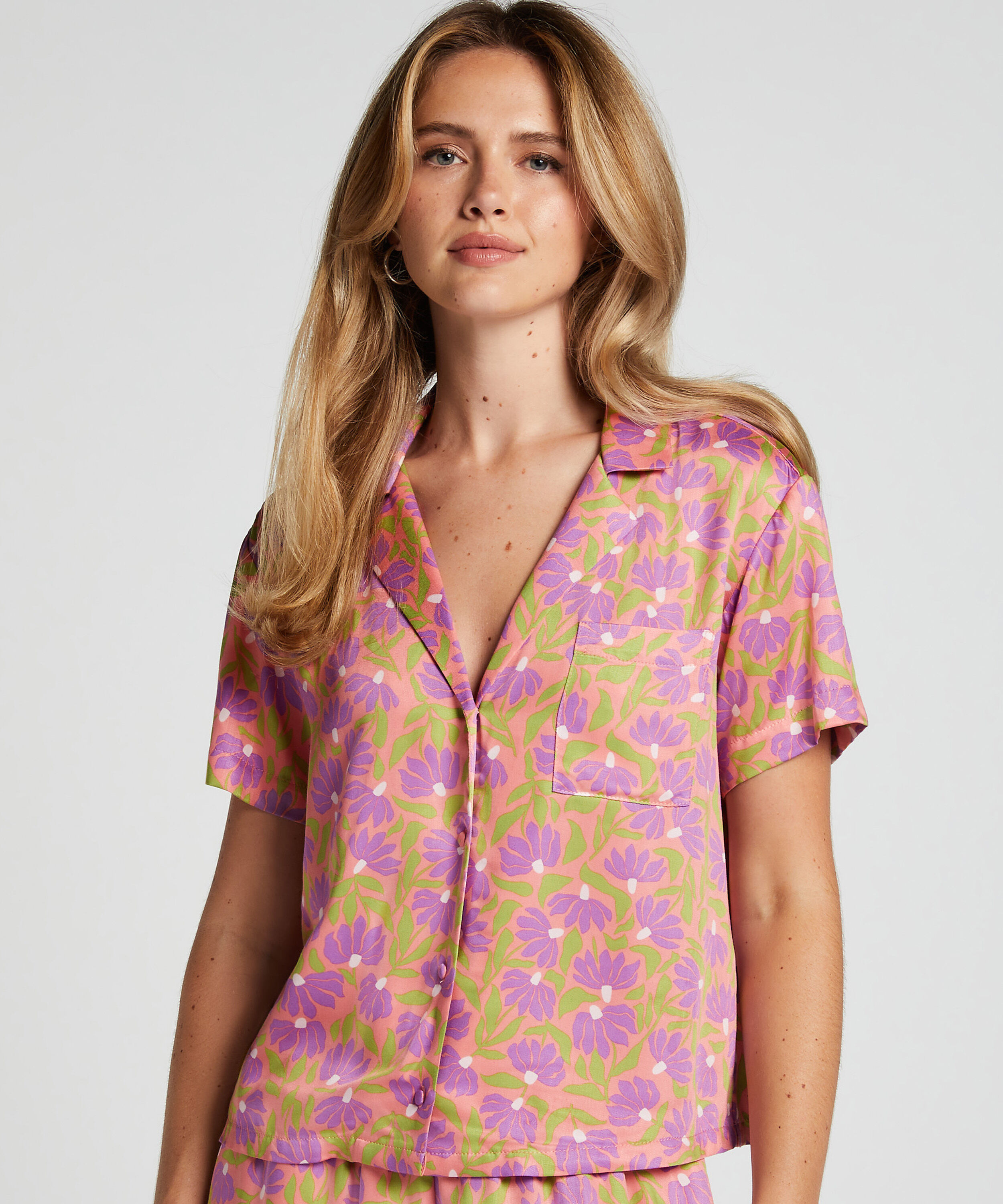 Pyjama top Springbreakers, Roze