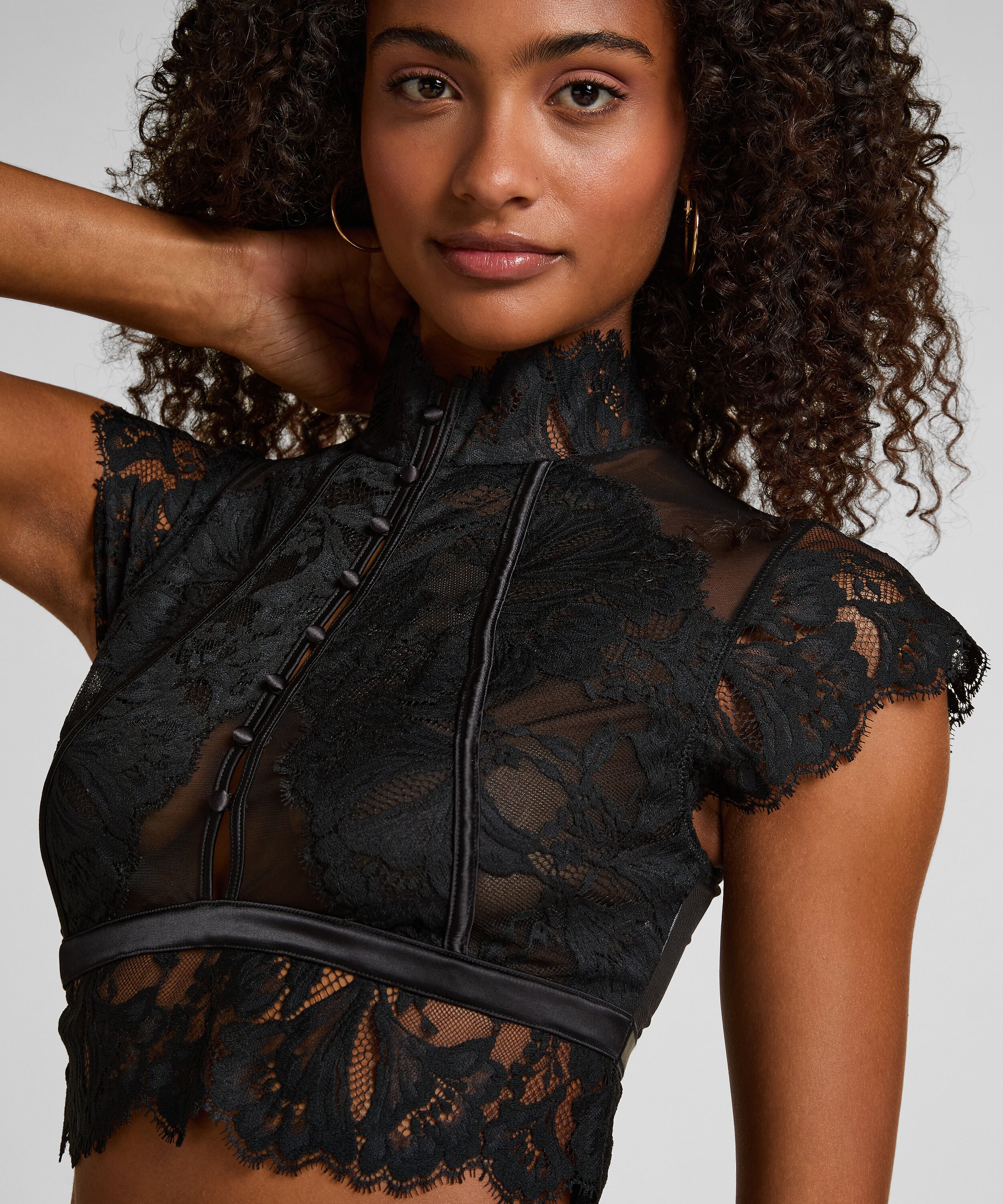 Bralette Amelia, Zwart