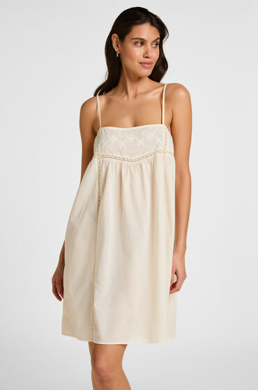 Hunkemöller Slipdress Embroidery Wit