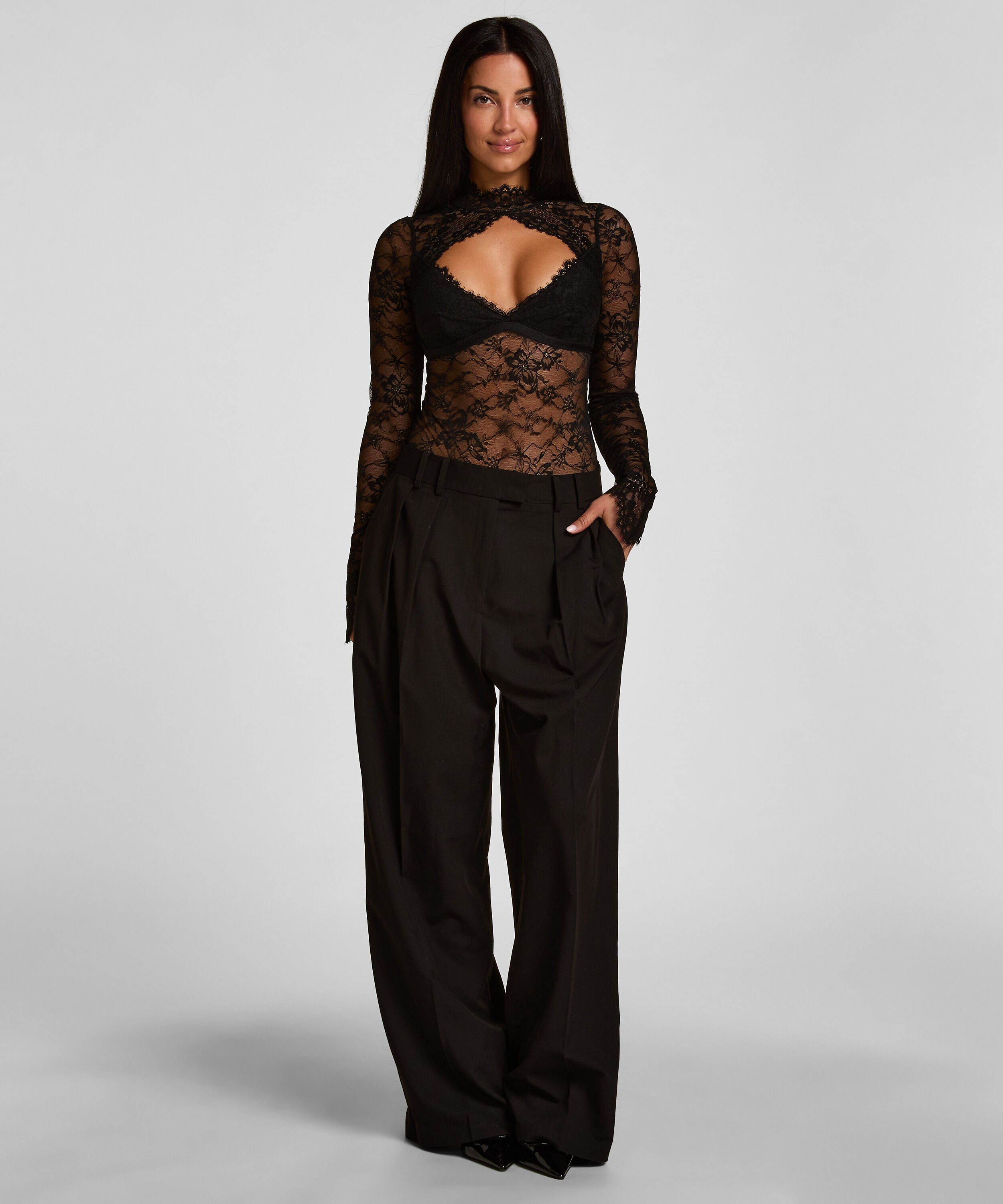 Body Cleo, Zwart Body Cleo, Zwart