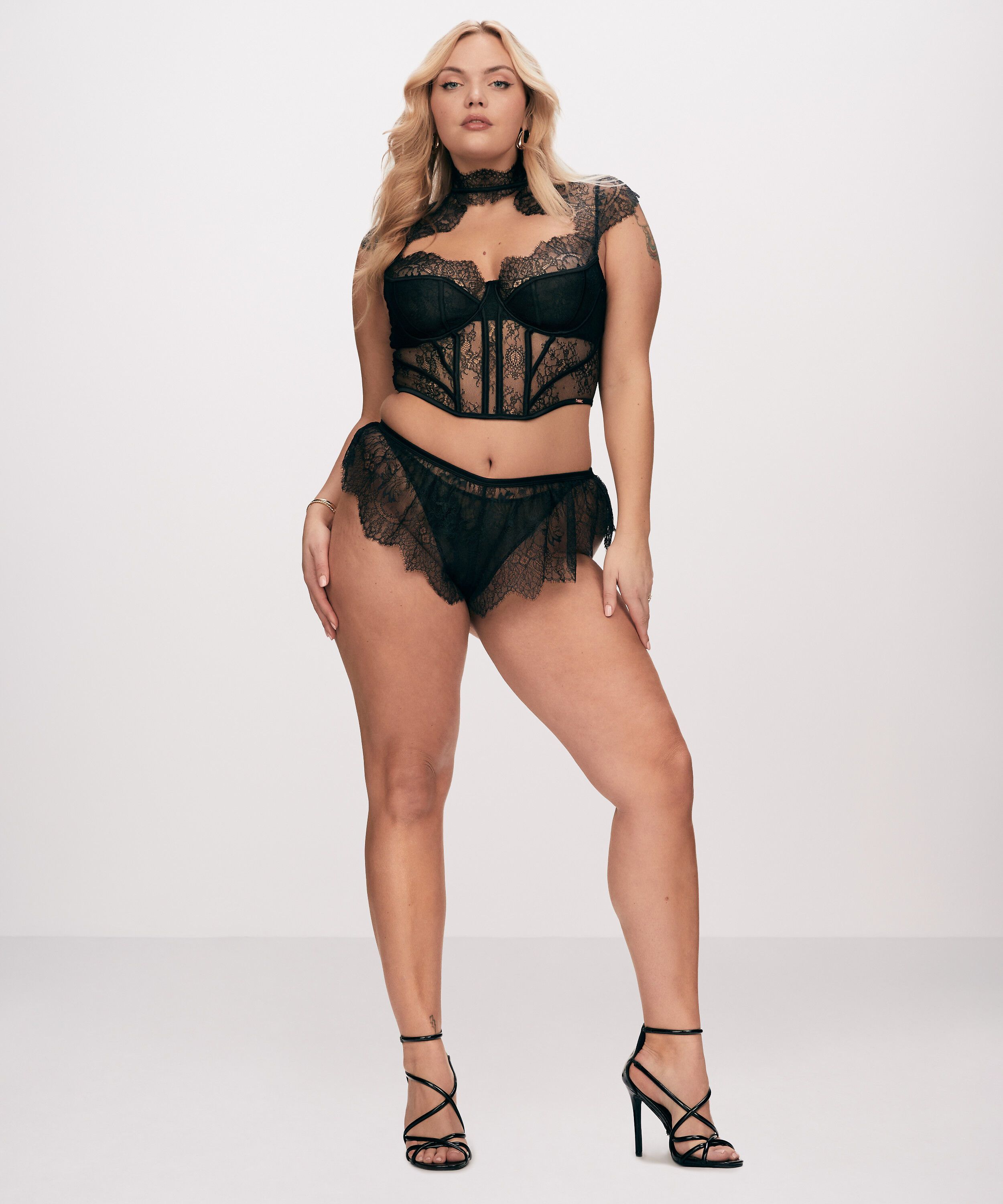 Slip Lace Camille, Zwart