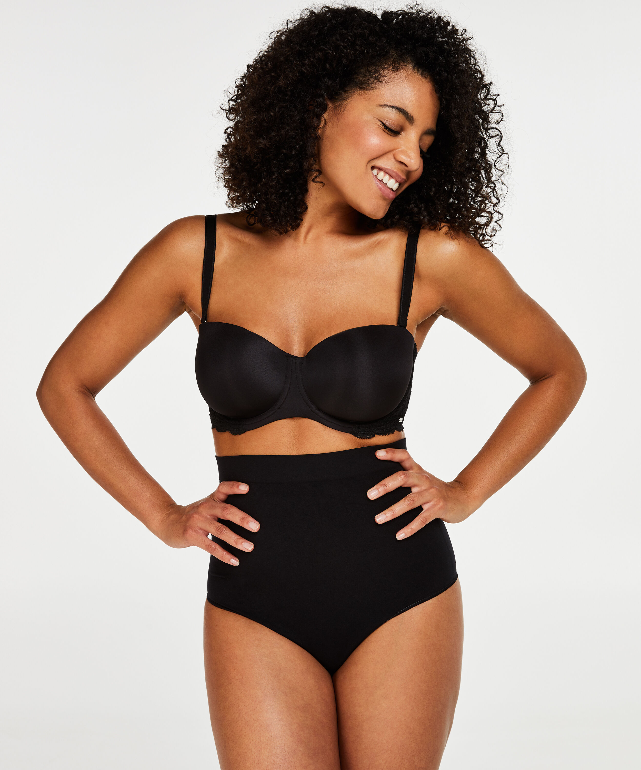 Verstevigende hoge string - Level 2, Zwart Verstevigende hoge string - Level 2, Zwart