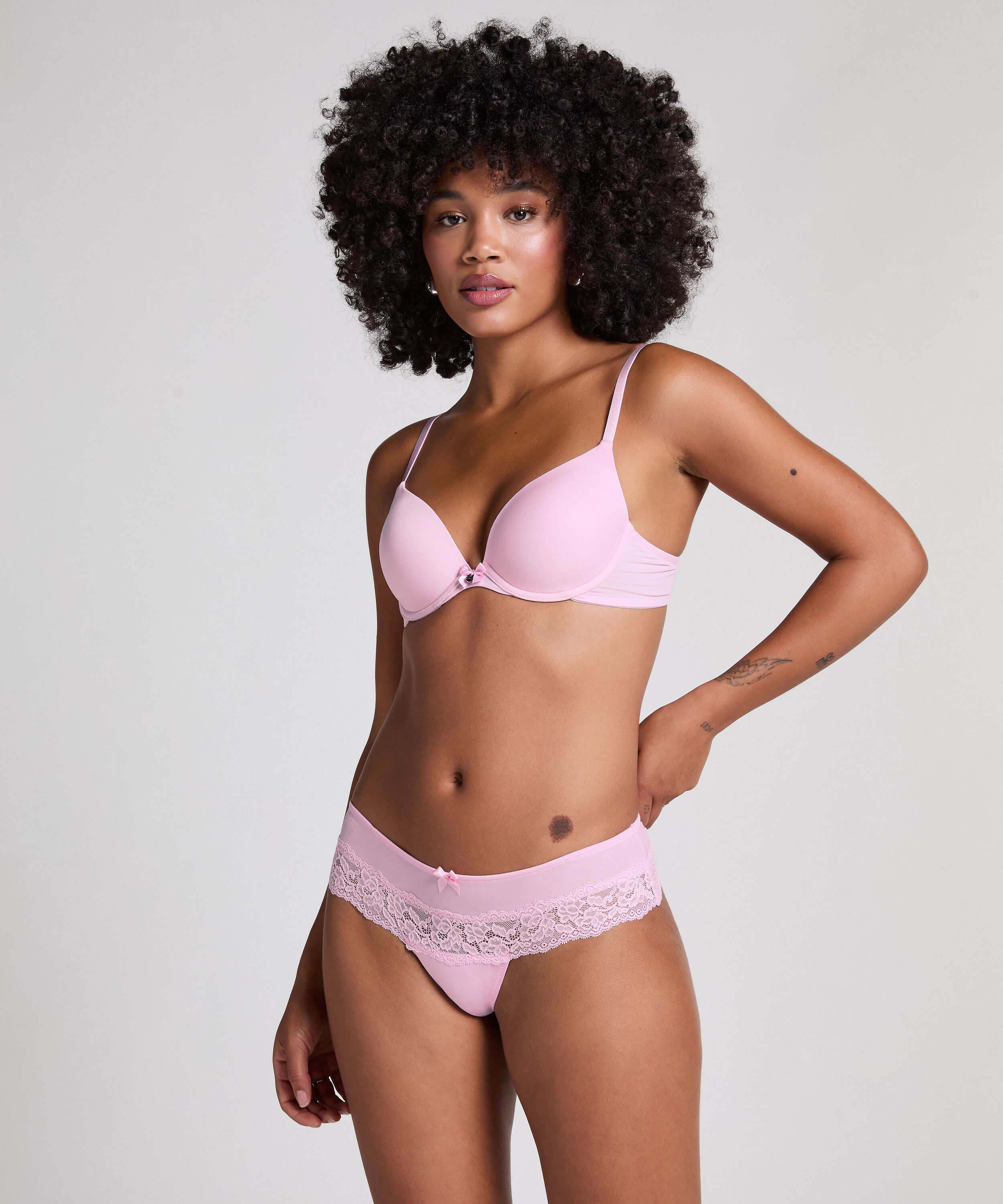 Paris boxerstring, Roze Paris boxerstring, Roze