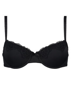 Voorgevormde beugel bh Secret lace, Zwart
