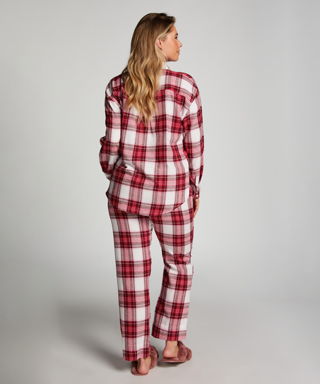 Petite pyjamabroek Flanel, Roze