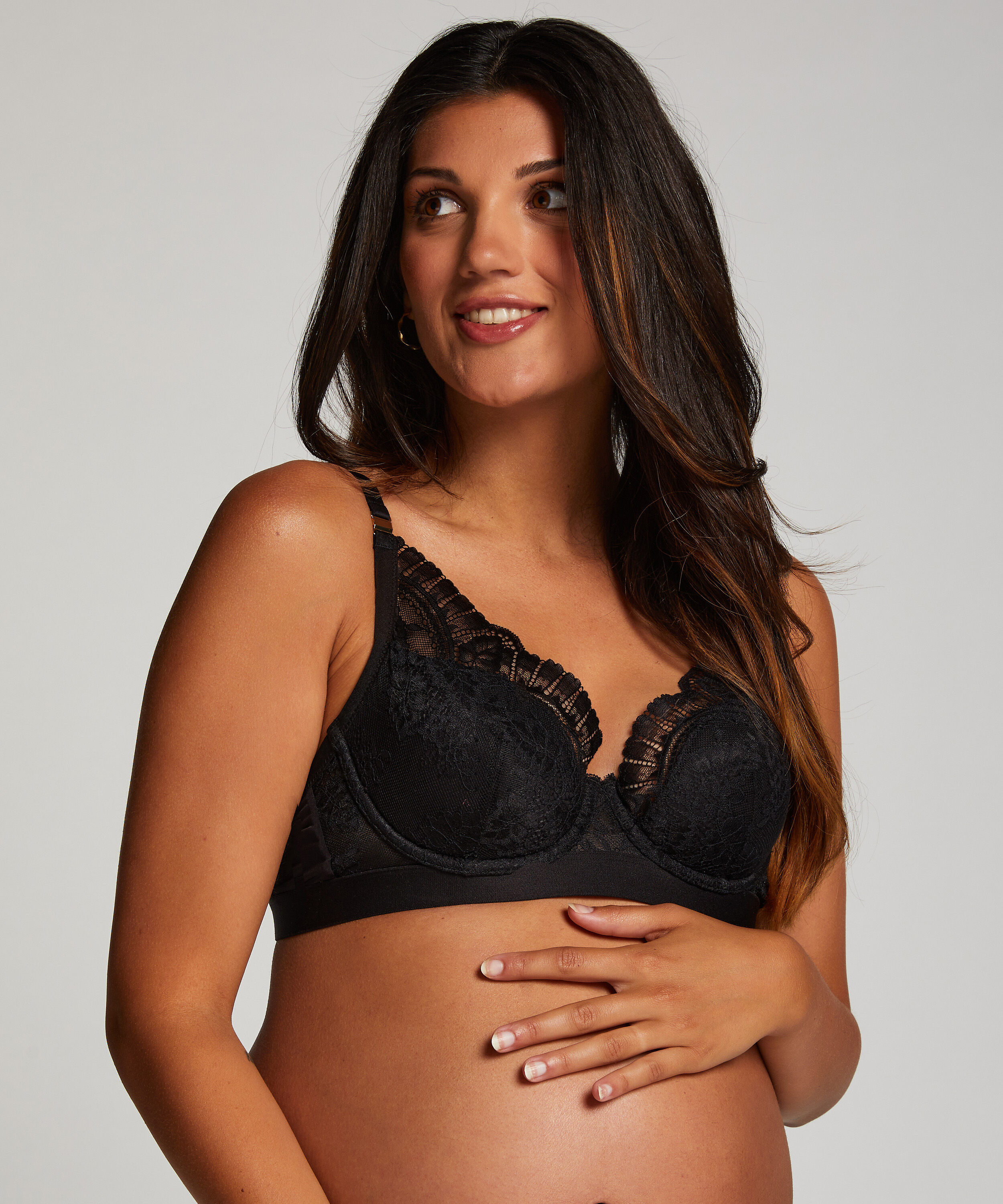 Voorgevormde voedingsbh Adelaide, Zwart