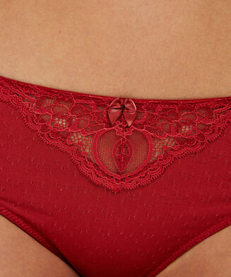 Hoge slip Sophie, Rood