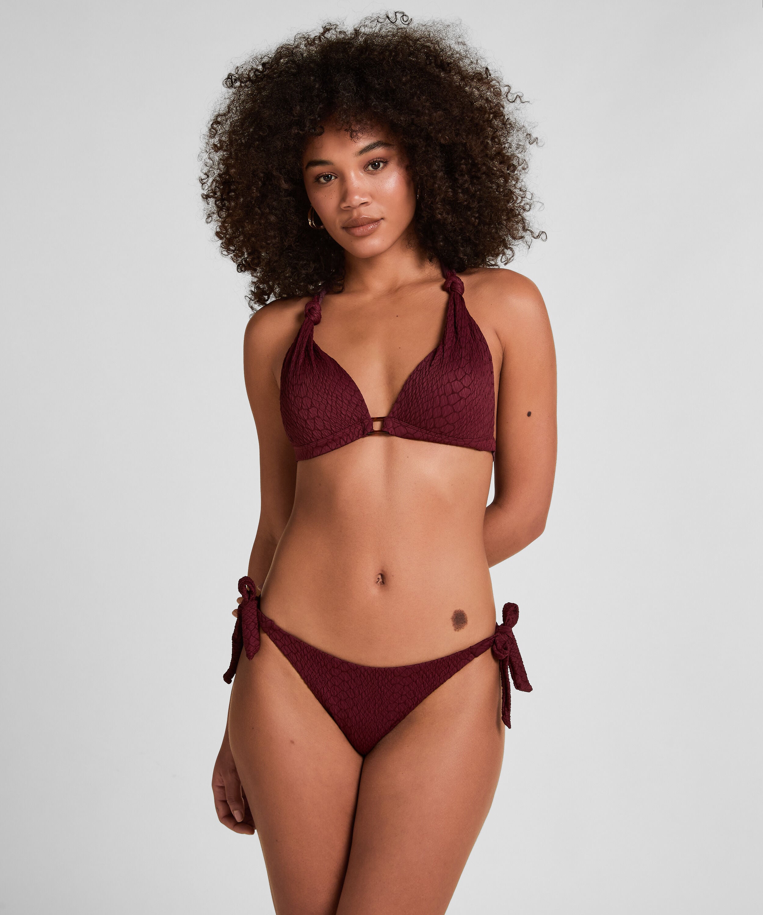 Shaping Bikinibroekje met Hoge Taille Aruba, Paars Shaping Bikinibroekje met Hoge Taille Aruba, Paars