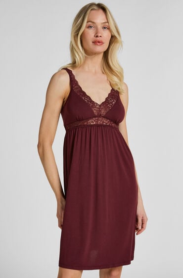 Hunkem&ouml;ller Jersey Slipdress Paars