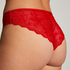 Invisible brazilian Lace Back, Rood
