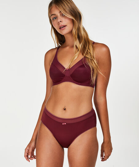 Niet-voorgevormde minimizer beugel bh Nina, Rood