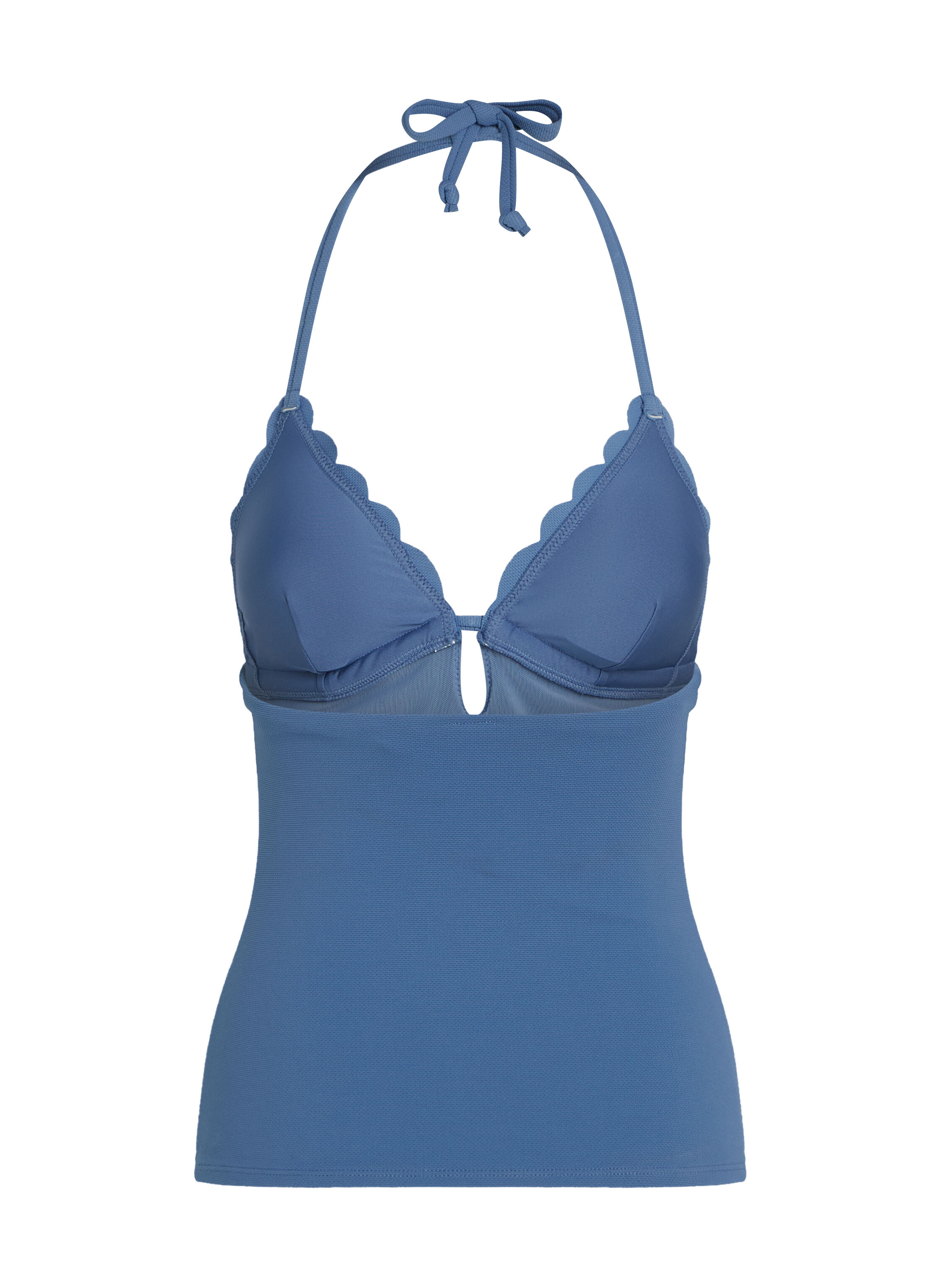 MSIYOW Tankini dames zee badpak met V-hals bikini dames 2-delige set, 1 x zwart., XXL