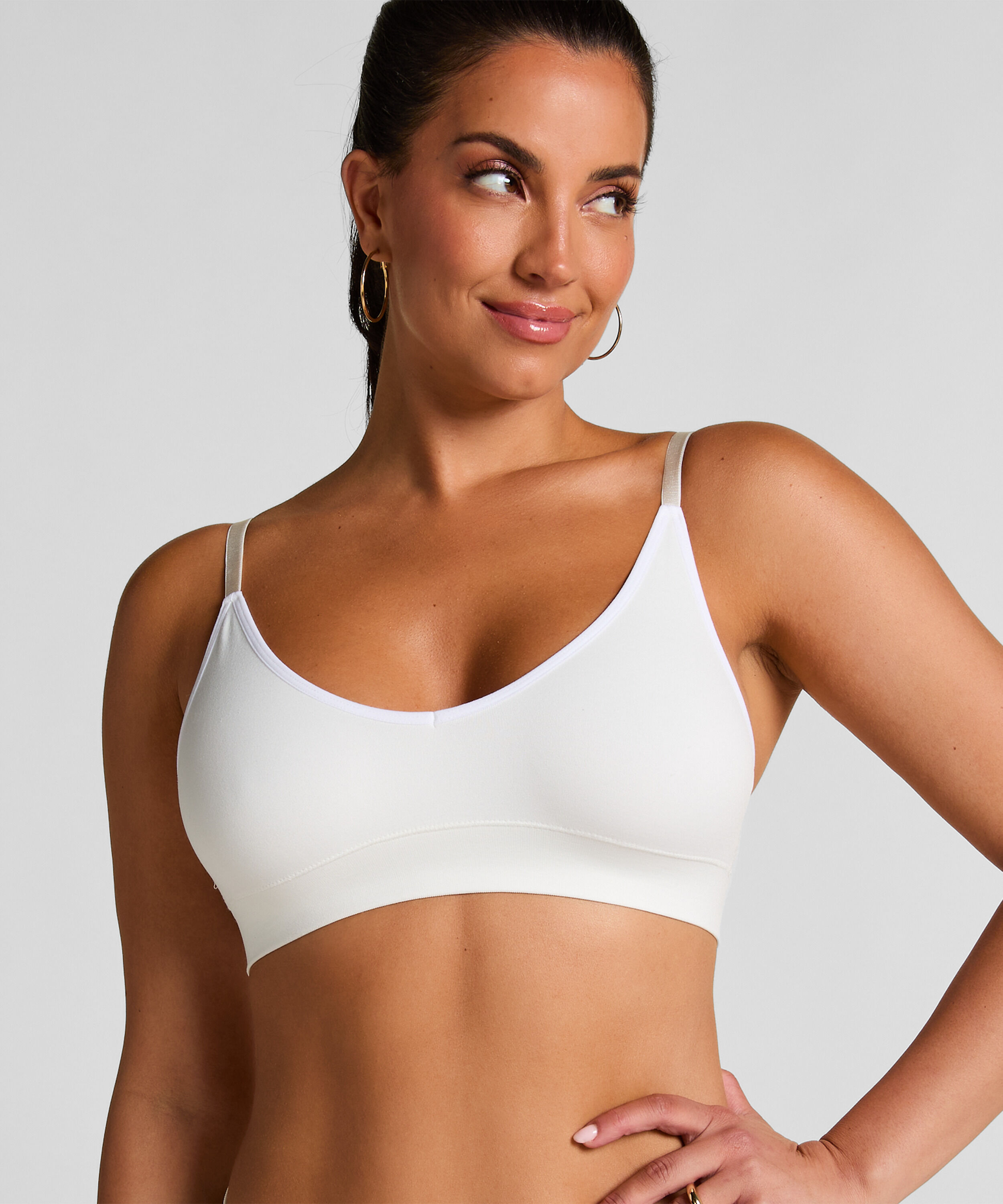 Triangelbralette Dide, Wit Triangelbralette Dide, Wit