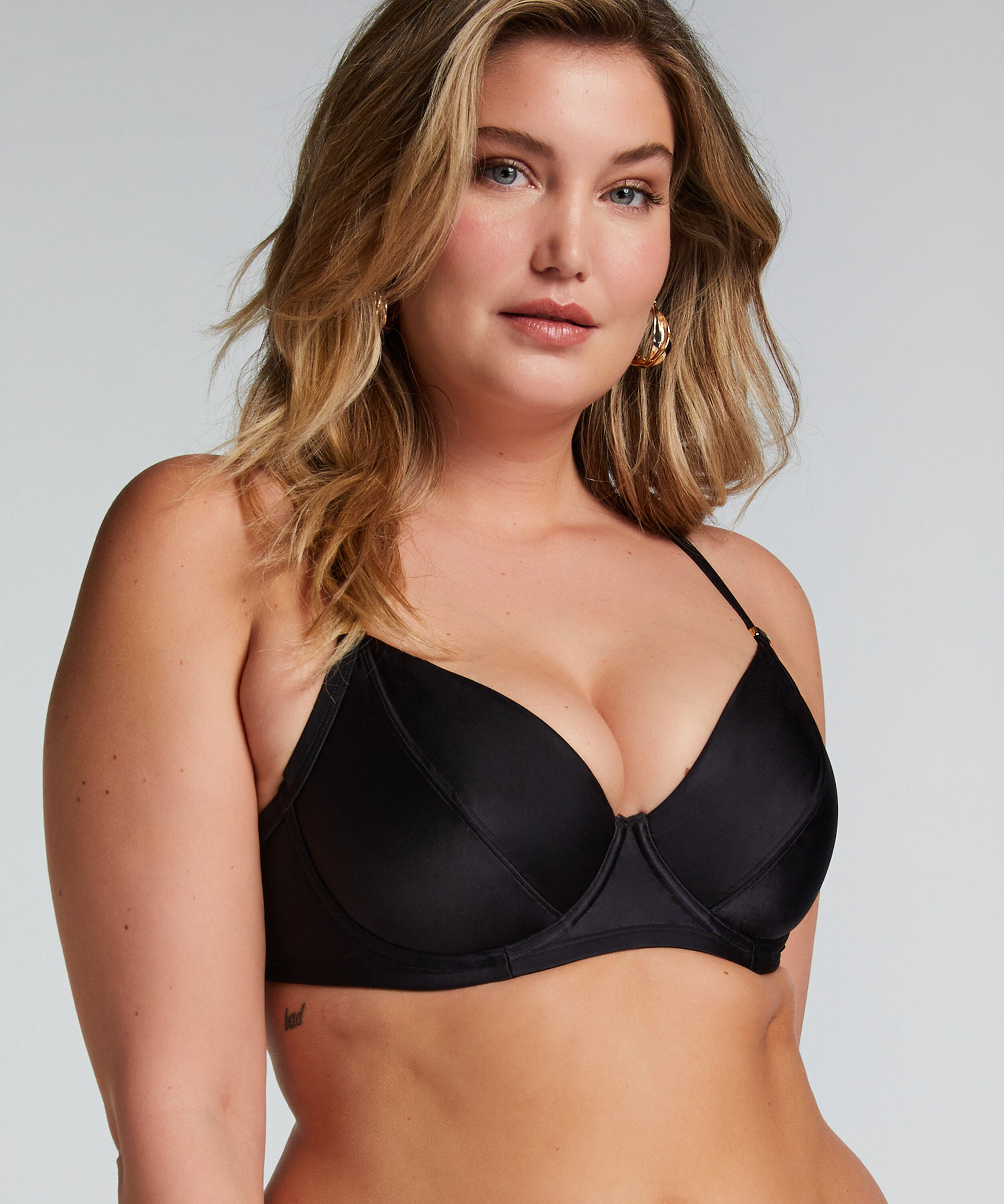 Bikinitop Luxe, Zwart