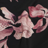 Kimono Satijn Bloom, Zwart