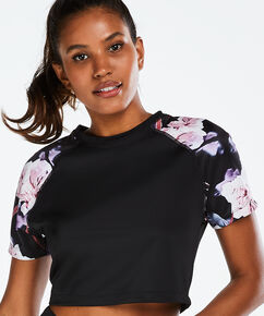 HKMX Crop top, Zwart