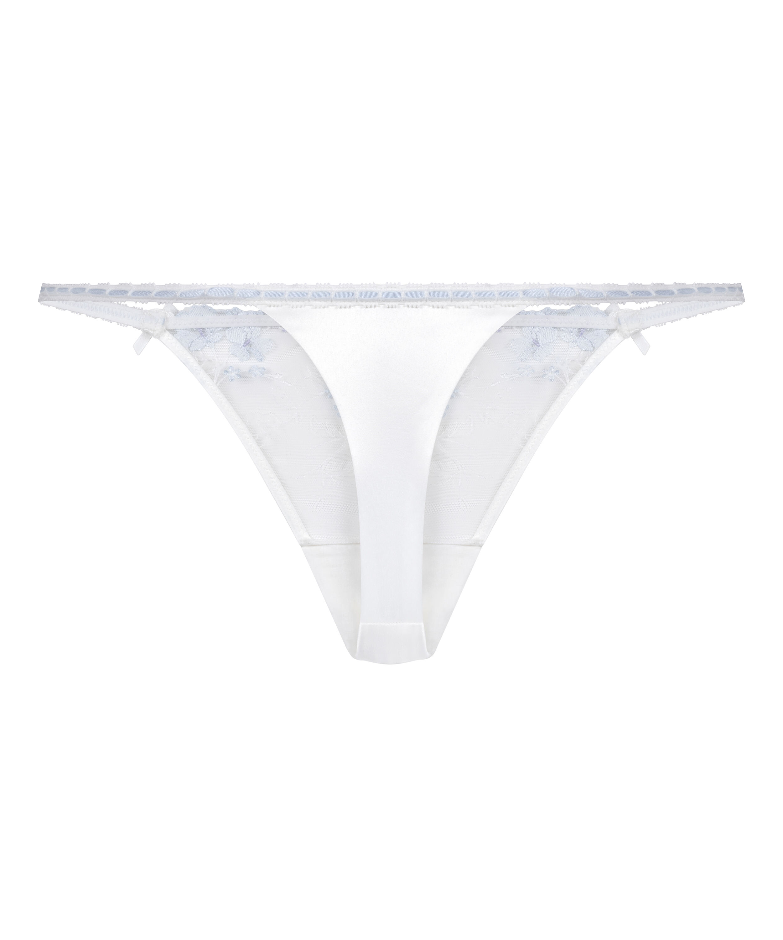 Hoog uitgesneden string Peonie - Wit - Strings & Boxerstrings - Hunkemöller