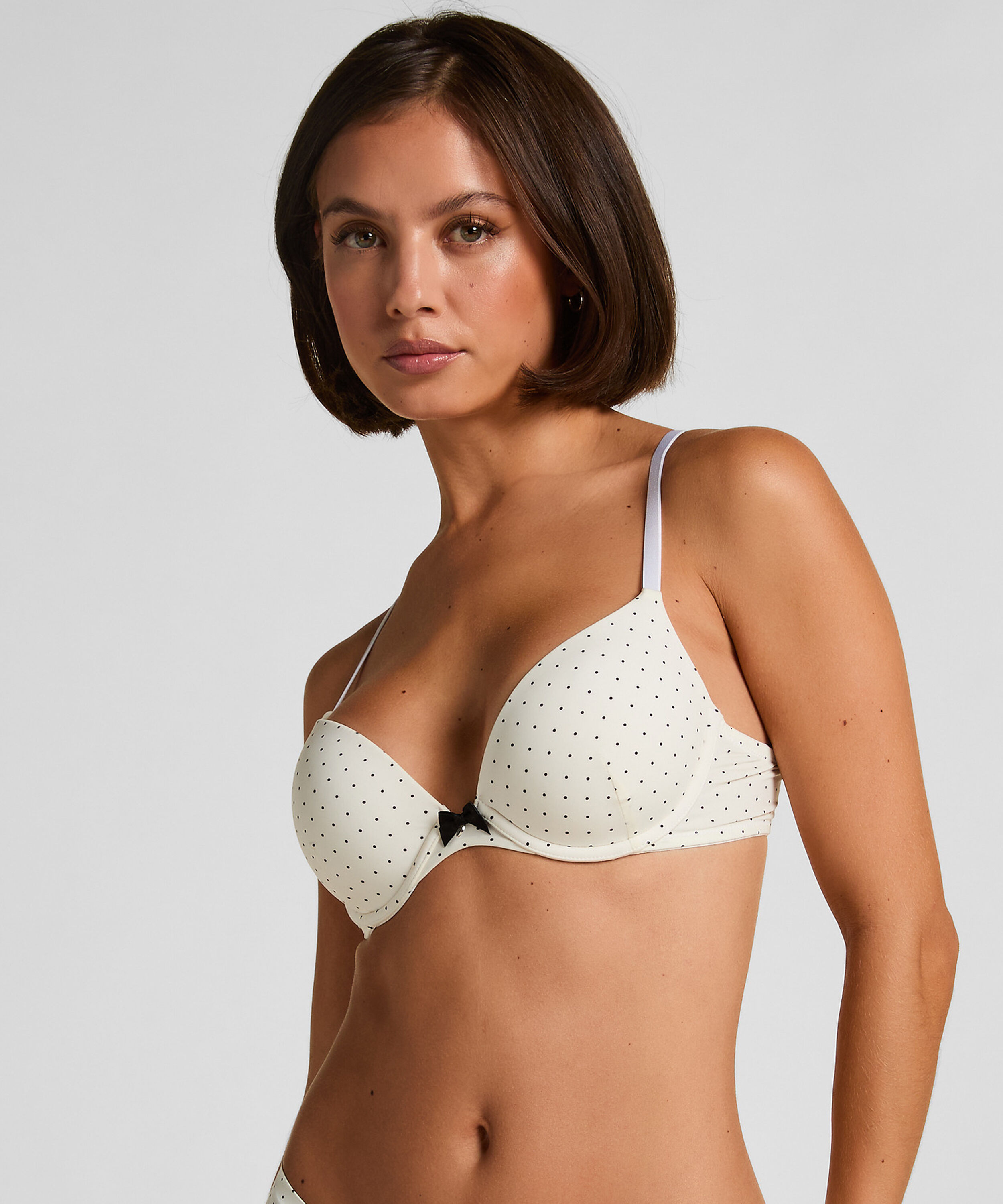 Voorgevormde beugel bh Plunge, Wit