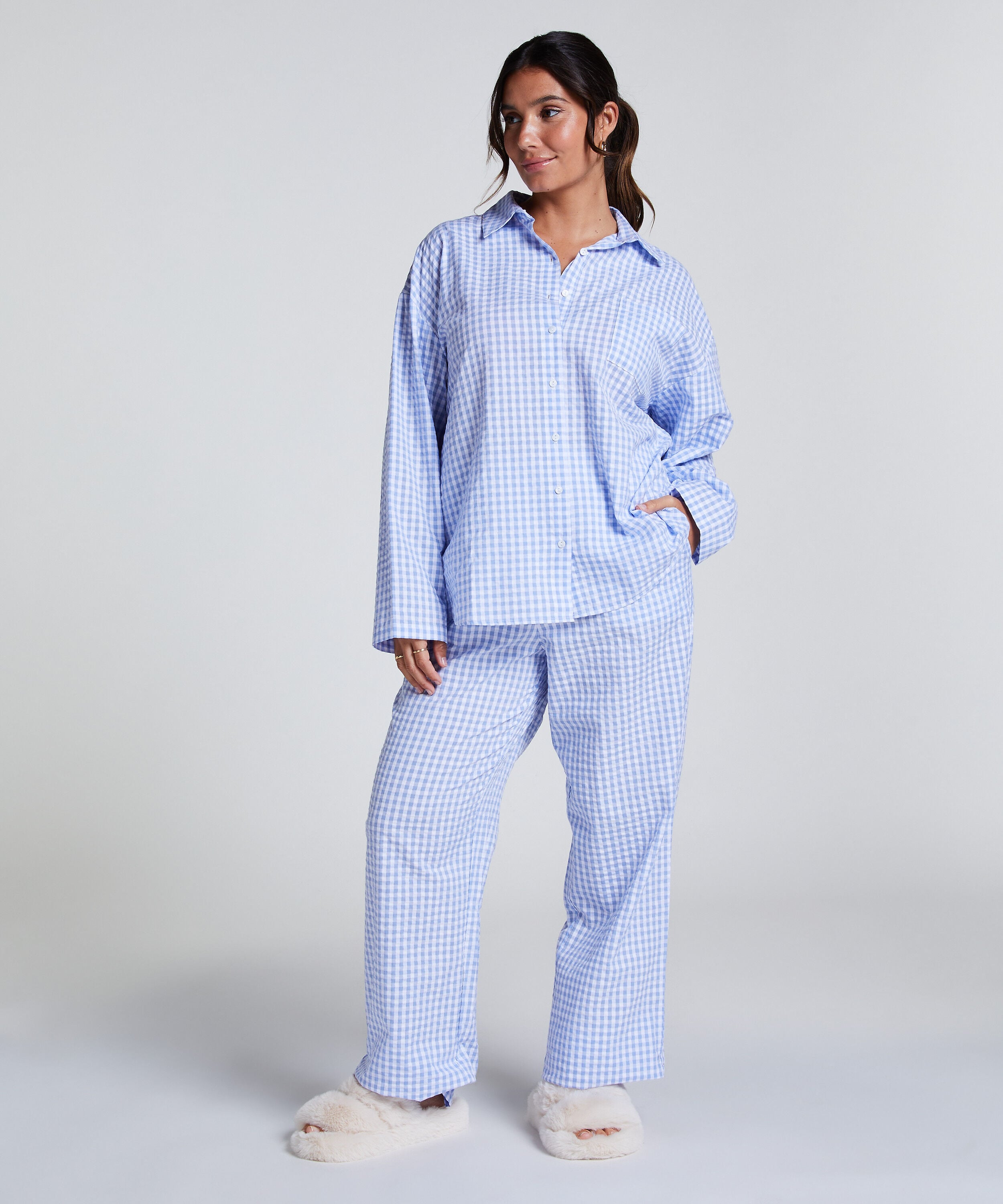 Pyjamatop Katoen
