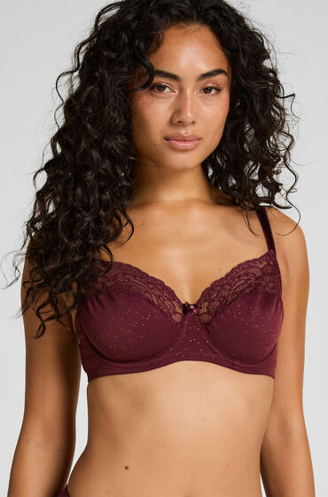 Hunkemöller Niet-voorgevormde beugel bh Sophie Paars